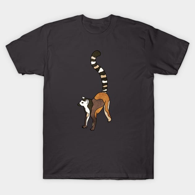 Lemur T-Shirt by Kelly Louise Art